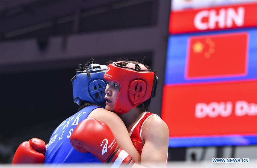 (SP)CHINA-WUHAN-7TH MILITARY WORLD GAMES-BOXING