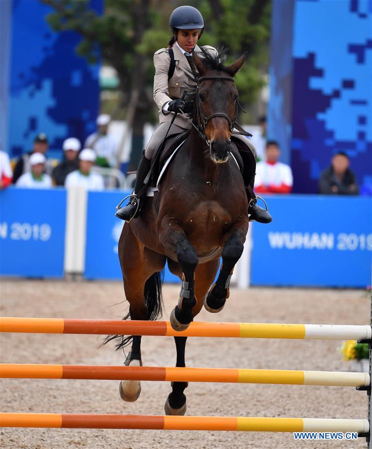 (SP)CHINA-WUHAN-7TH MILITARY WORLD GAMES-MODERN PENTATHLON