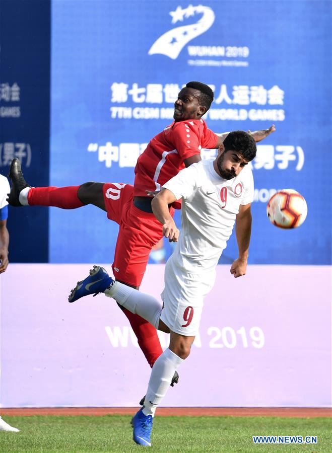 (SP)CHINA-WUHAN-7TH MILITARY WORLD GAMES-FOOTBALL