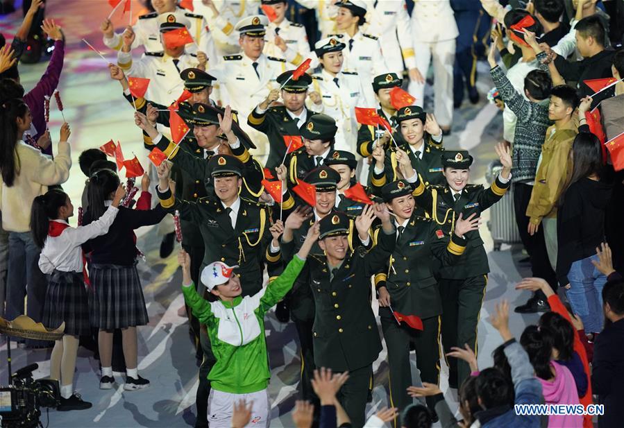 (SP)CHINA-WUHAN-7TH MILITARY WORLD GAMES-CLOSING CEREMONY