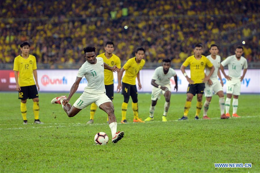 (SP)MALAYSIA-KUALA LUMPUR-FOOTBALL-FIFA WORLD CUP-QUALIFICATION-MALAYSIA VS INDONESIA