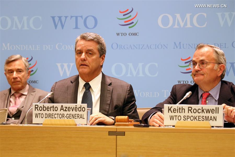 SWITZERLAND-GENEVA-WTO-CHIEF-PRESS CONFERENCE