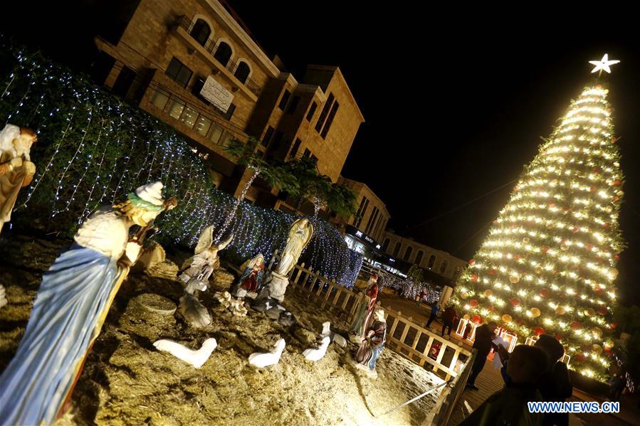 LEBANON-BYBLOS-CHRISTMAS TREE