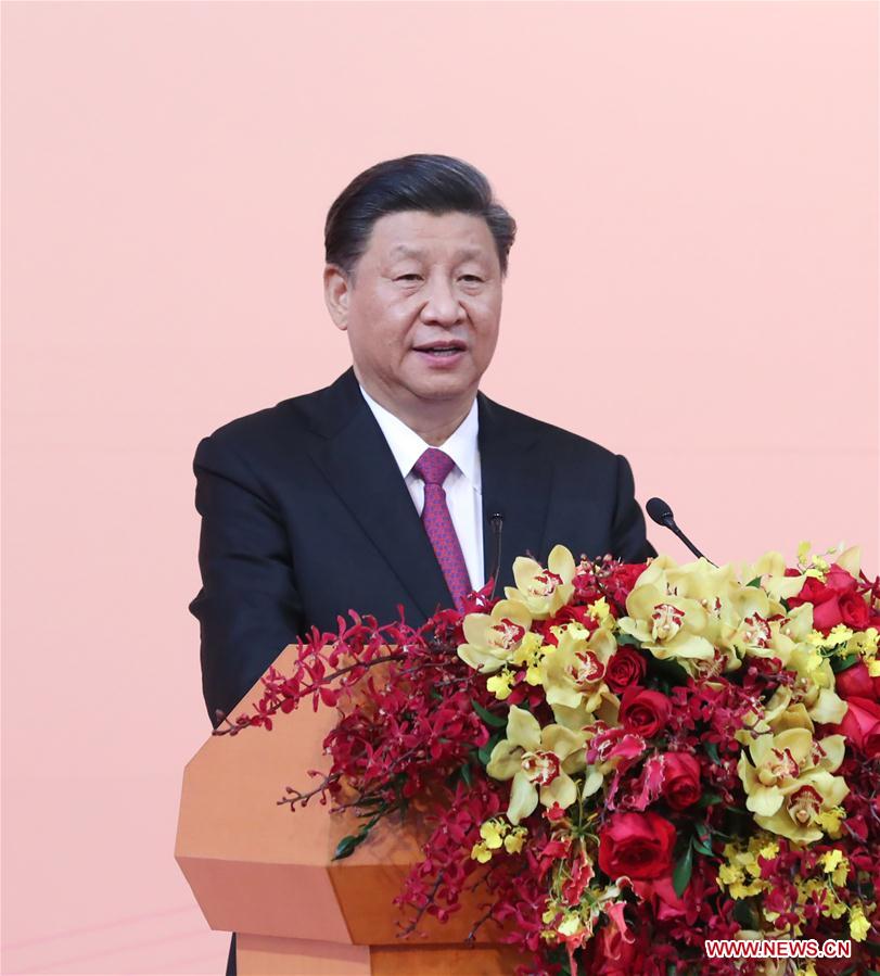 CHINA-MACAO-XI JINPING-WELCOME BANQUET-SPEECH (CN)