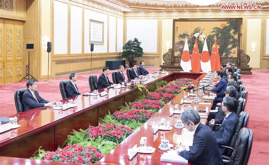 CHINA-BEIJING-XI JINPING-JAPANESE PM-MEETING (CN)