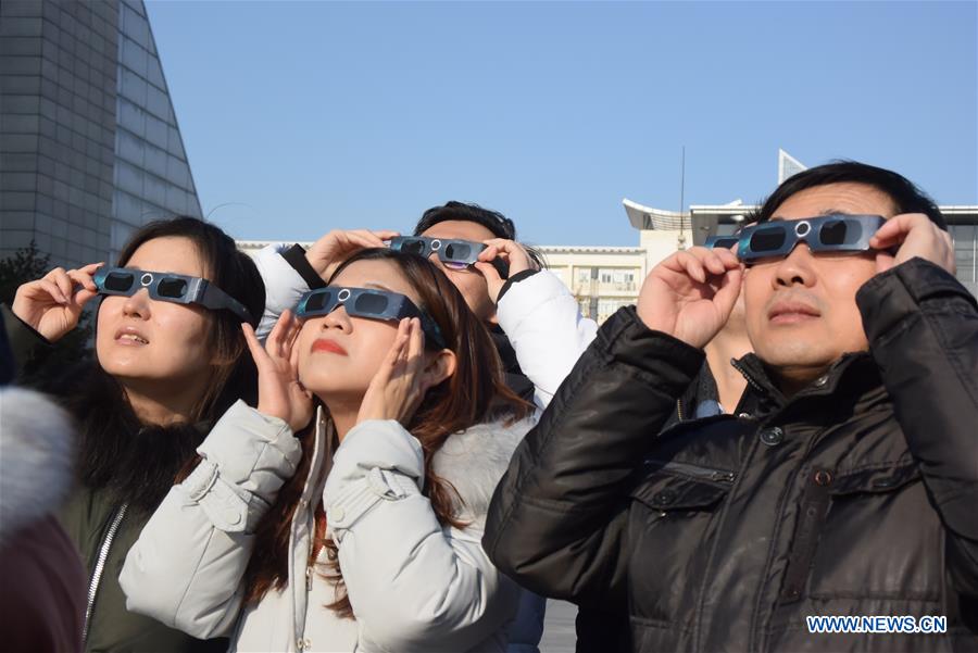 CHINA-TIANJIN-PARTIAL SOLAR ECLIPSE (CN)