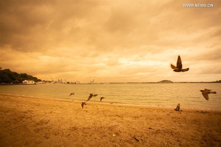 NEW ZEALAND-AUCKLAND-AUSTRALIA-BUSHFIRE-SMOKE