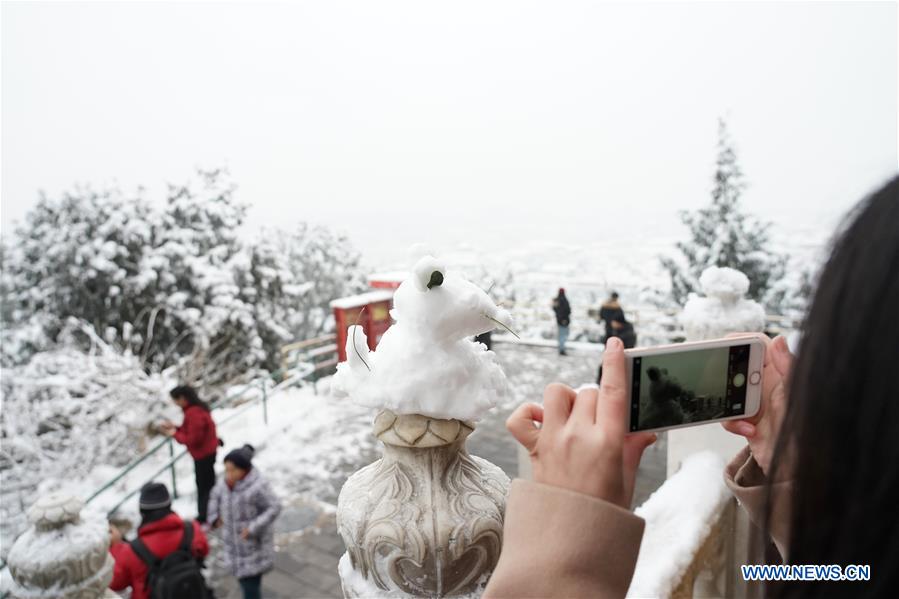 CHINA-BEIJING-SNOW SCENERY (CN)