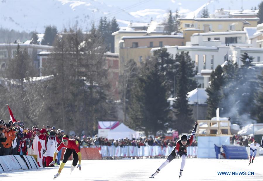 (SP)SWITZERLAND-ST. MORITZ-WINTER YOG-SPEED SKATING