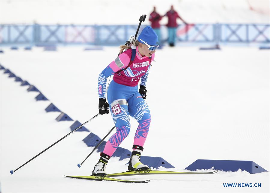 (SP)FRANCE-LES ROUSSES-WINTER YOG-BIATHLON-WOMEN'S 6KM SPRINT