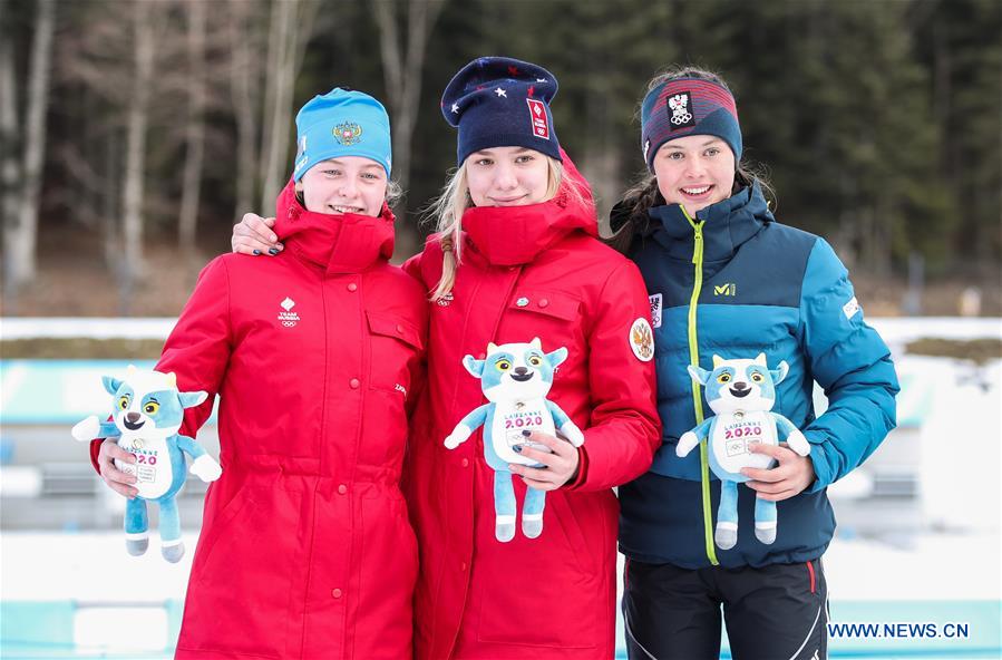 (SP)FRANCE-LES ROUSSES-WINTER YOG-BIATHLON-WOMEN'S 6KM SPRINT