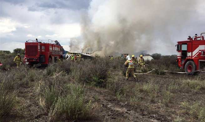 Aeromexico plane crashes in north-central Mexico with no fatalities