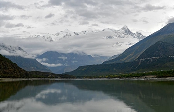 Scenery of 7,782-meter-high Mount Namjagbarwa in Tibet